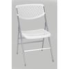 Bridgeport Folding Chair, Resin Mesh Back And Seat, White Color, PK4 C863BP60WHP4E